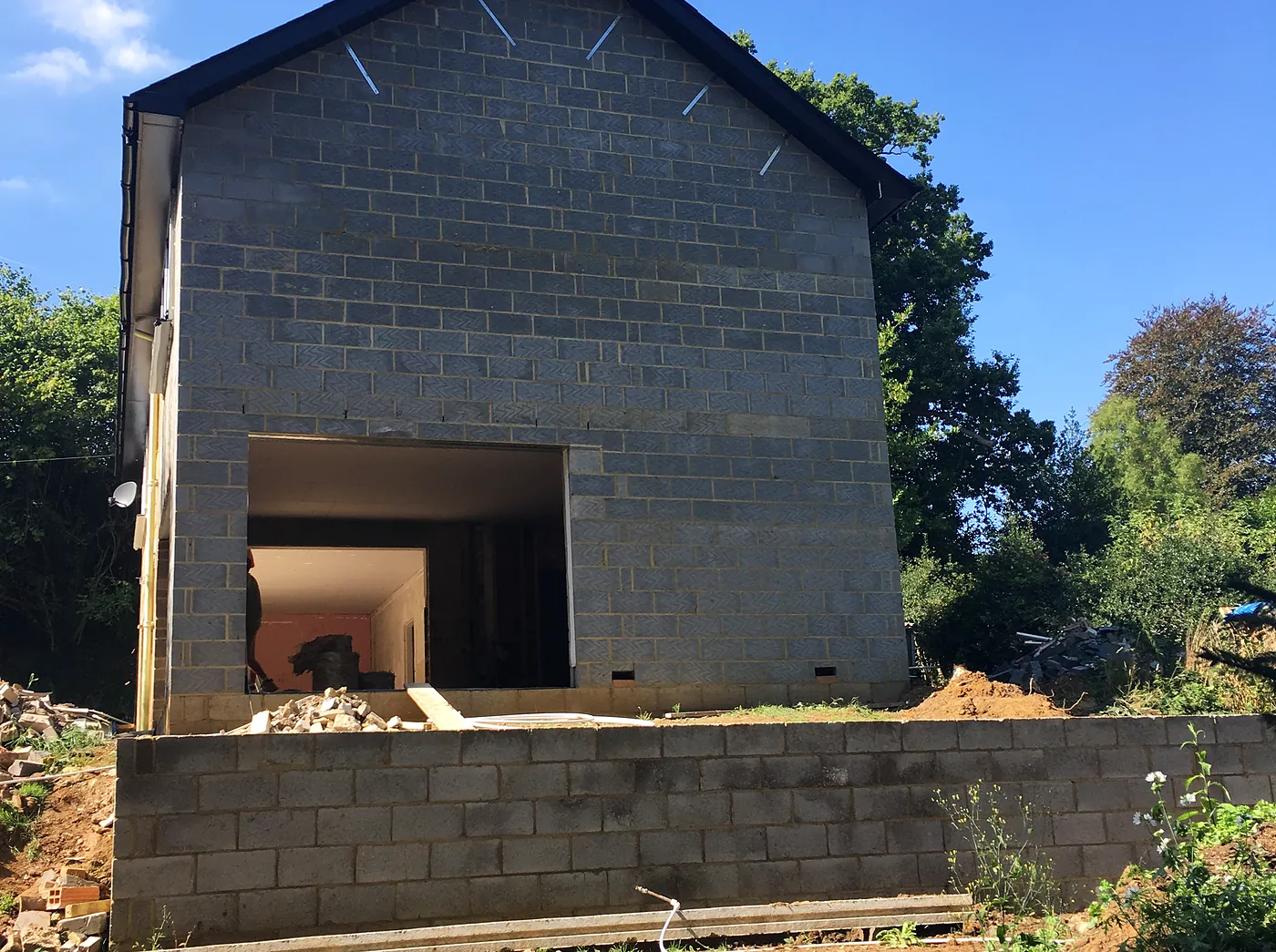From abandoned 1950s house to five-bedroom family home: building the front and side extension