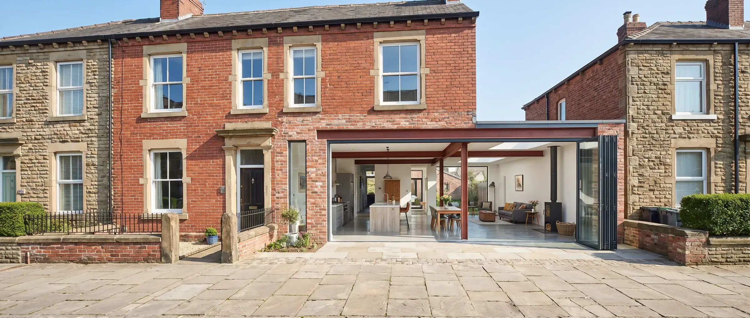 Victorian terraced house knock through open plan UK, the kind of home we work on around Preston