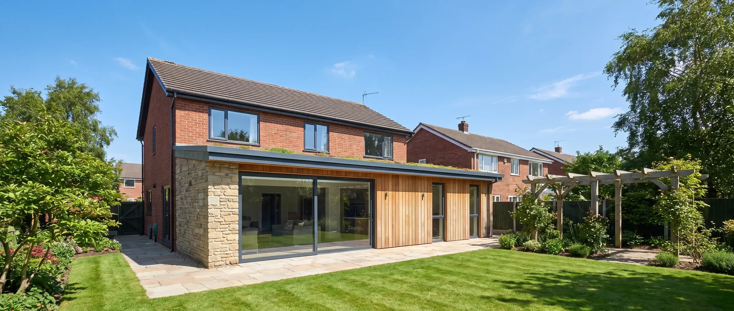 family home rear extension UK suburban, the kind of home we work on around South Ribble